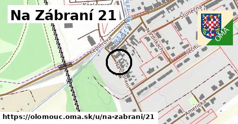 Na Zábraní 21, Olomouc