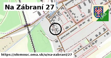 Na Zábraní 27, Olomouc