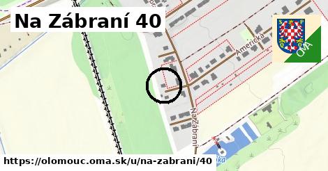 Na Zábraní 40, Olomouc