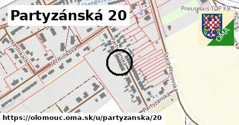 Partyzánská 20, Olomouc