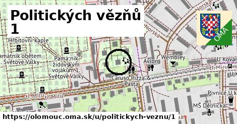 Politických vězňů 1, Olomouc