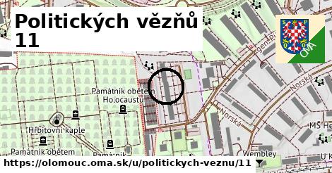 Politických vězňů 11, Olomouc