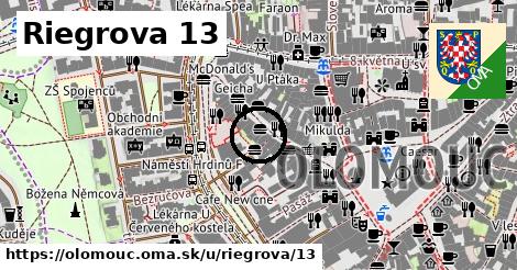 Riegrova 13, Olomouc