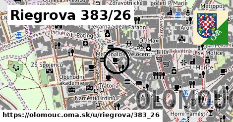 Riegrova 383/26, Olomouc