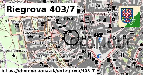 Riegrova 403/7, Olomouc