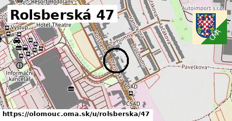 Rolsberská 47, Olomouc