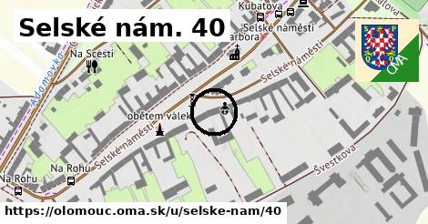 Selské nám. 40, Olomouc