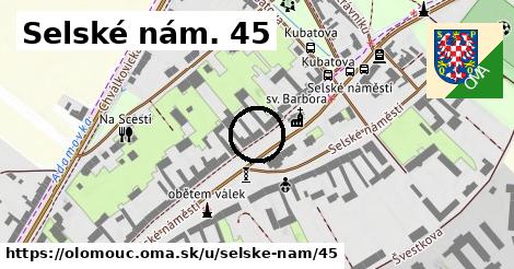 Selské nám. 45, Olomouc