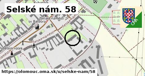 Selské nám. 58, Olomouc