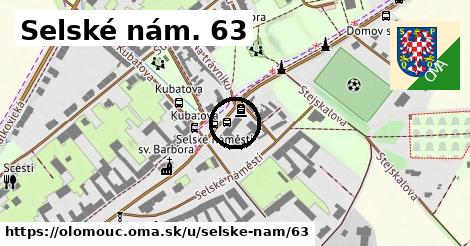 Selské nám. 63, Olomouc