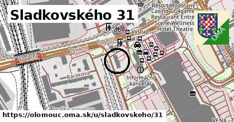 Sladkovského 31, Olomouc