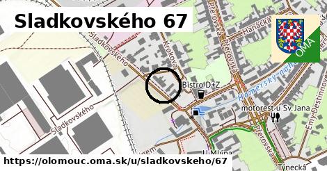 Sladkovského 67, Olomouc