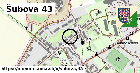 Šubova 43, Olomouc