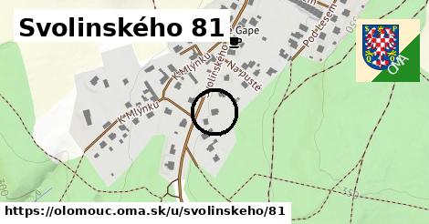 Svolinského 81, Olomouc