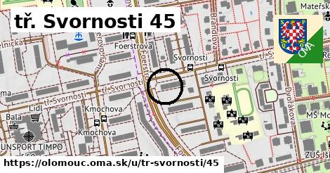 tř. Svornosti 45, Olomouc