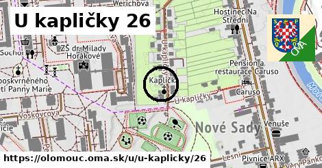 U kapličky 26, Olomouc