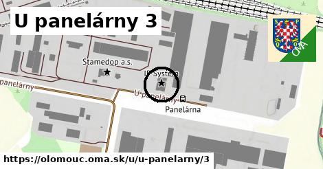 U panelárny 3, Olomouc