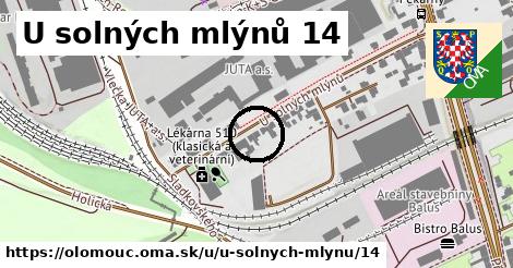 U solných mlýnů 14, Olomouc