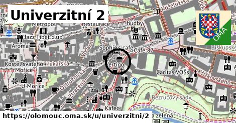 Univerzitní 2, Olomouc