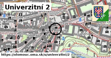 Univerzitní 2, Olomouc