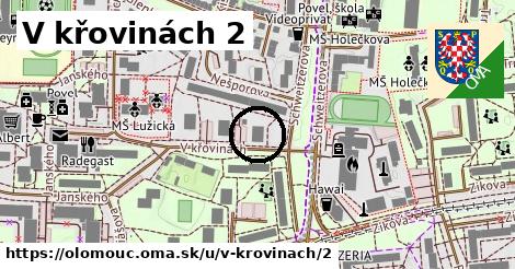 V křovinách 2, Olomouc