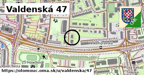 Valdenská 47, Olomouc