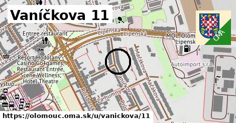 Vaníčkova 11, Olomouc