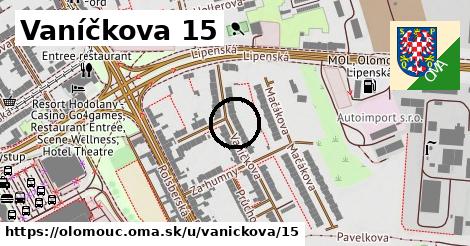 Vaníčkova 15, Olomouc