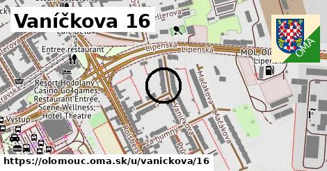 Vaníčkova 16, Olomouc