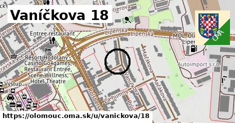 Vaníčkova 18, Olomouc