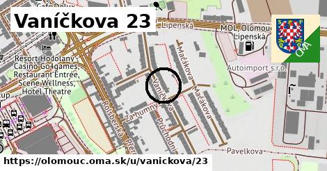 Vaníčkova 23, Olomouc