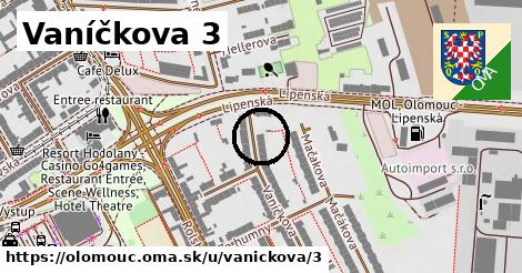 Vaníčkova 3, Olomouc