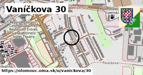 Vaníčkova 30, Olomouc