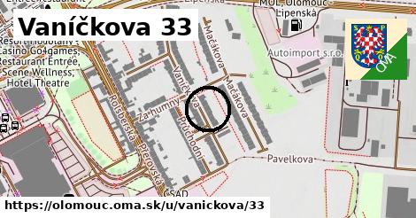 Vaníčkova 33, Olomouc