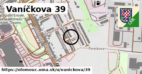 Vaníčkova 39, Olomouc