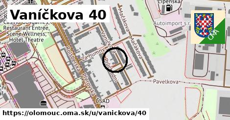 Vaníčkova 40, Olomouc