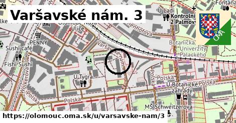 Varšavské nám. 3, Olomouc