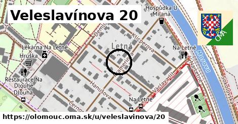 Veleslavínova 20, Olomouc