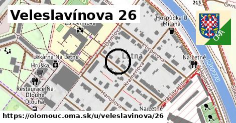 Veleslavínova 26, Olomouc