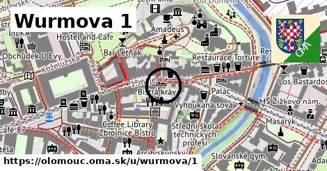 Wurmova 1, Olomouc