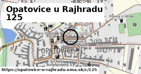Opatovice u Rajhradu <span class="supisne">125</span>
