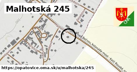 Malhotská 245, Opatovice
