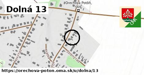 Dolná 13, Orechová Potôň