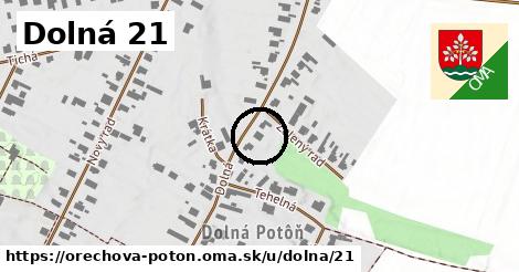 Dolná 21, Orechová Potôň