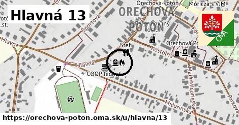 Hlavná 13, Orechová Potôň