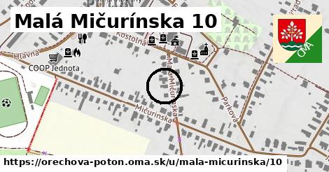 Malá Mičurínska 10, Orechová Potôň