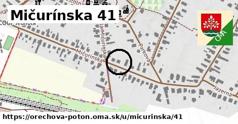 Mičurínska 41, Orechová Potôň