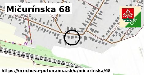 Mičurínska 68, Orechová Potôň