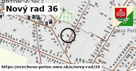 Nový rad 36, Orechová Potôň