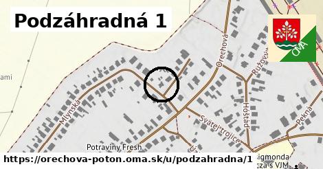 Podzáhradná 1, Orechová Potôň